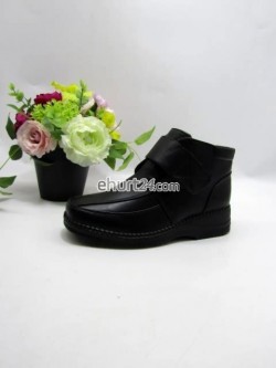 Botki Damskie BE10-020A BLACK