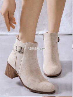 Botki Damskie DA67 BEIGE