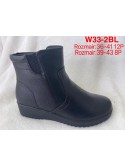 Botki Damskie 39-43 W33-9 BLACK