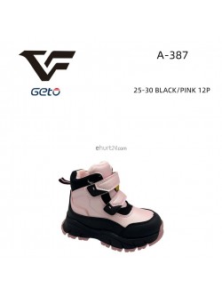 Trapery dziecięce  25-30,A-387 BLACK/PINK