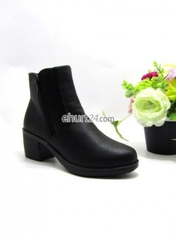 Botki damskie 39-43,DZ2-21 BLACK