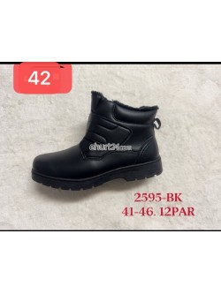 Botki męskie 2595-1 BLACK