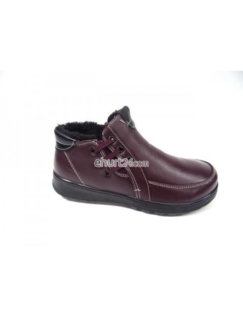 Botki damskie 37600-3 BROWN