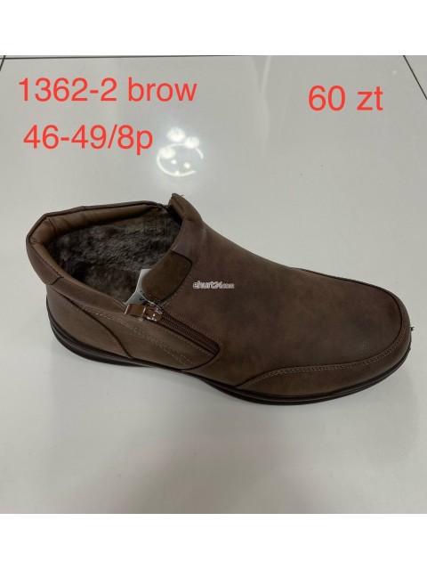 Botki   Męskie 46-49,  1362-1 BLK