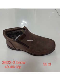 BOTKI Męskie 2622-2 BROWN