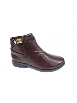 Botki damskie X3724-2 BROWN