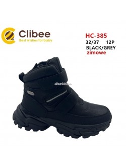 ŚNIEGOWCE DZIECIĘCE 32-37, HC-385 BLACK /GREY