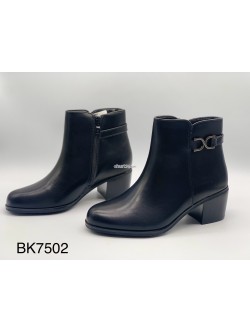 Botki Damskie AM7502 BLACK