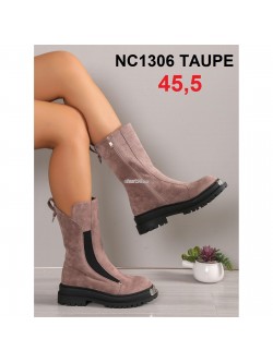 Botki Damskie NC1306 TAUPE