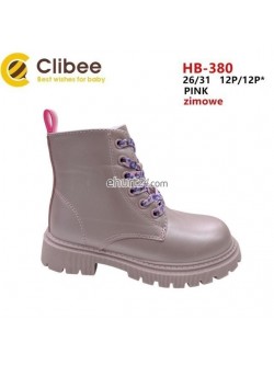 BOTKI Dziewczęce 26-31, HB-380 PINK