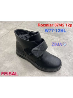 Botki Damskie W77-12 BLK