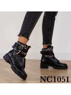 Botki damskie NC1051 BLACK