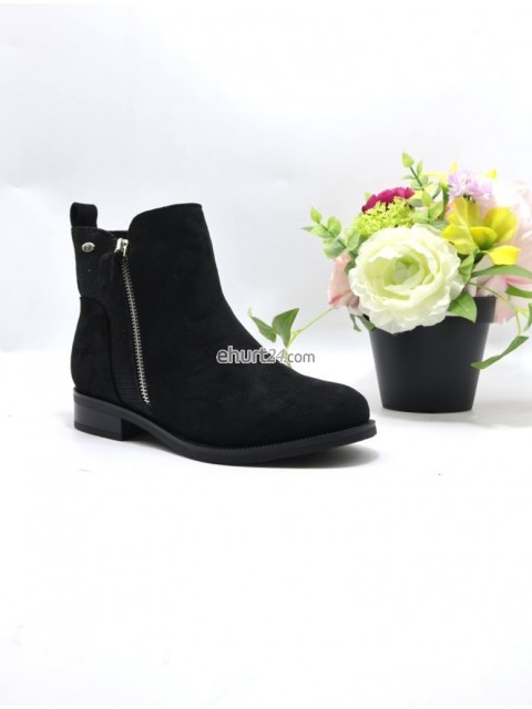 Botki Damskie 39-43 ,DW11-6 BLACK