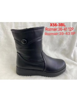 Botki Damskie X56-3 BLACK