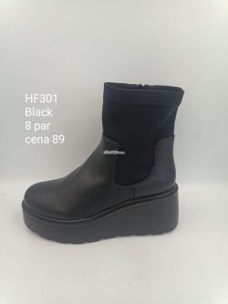 Botki Damskie HF301 BLACK