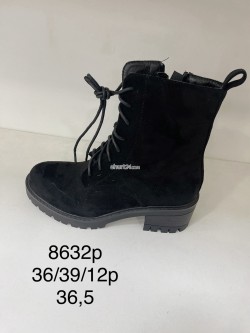 Botki damskie 36-39,8632P BLACK