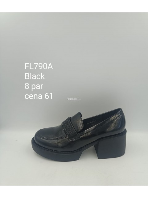 Półbuty Damskie FL794  BLACK