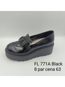 Półbuty Damskie FL772A BLACK