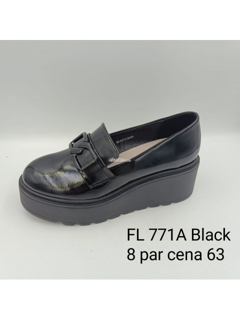 Półbuty Damskie FL772A BLACK