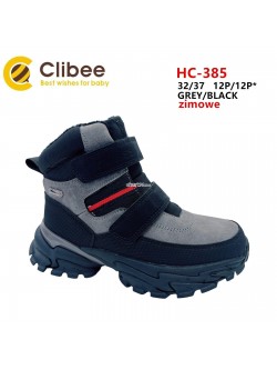 BOTKI CHŁOPIĘCE 32-37, HC-385 GREY/BLACK