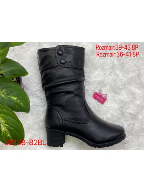 Botki damskie  881-91 BLACK