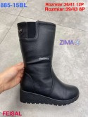 Kozaki Damskie 888-5 BLACK