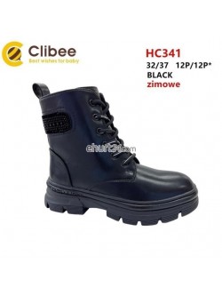 BOTKI Dziewczęce 32-37,HC341 BLACK