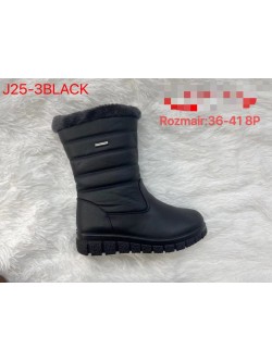 Botki damskie  J25-3 BLACK