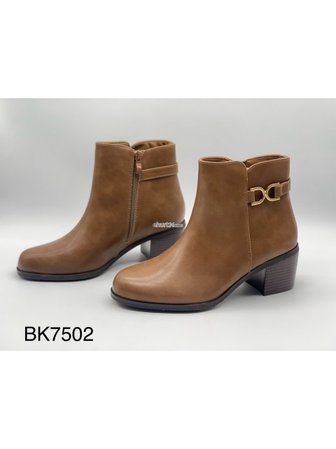 Botki damskie BK7502 BROWN