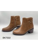 Botki damskie BK7502 BROWN