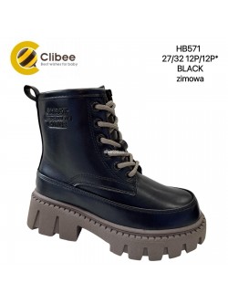 Botki Dziecięce 27-32,HB571 BLK