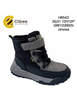 TRAPERY CHŁOPIĘCE  26-31,HB543 GREY/GREEN