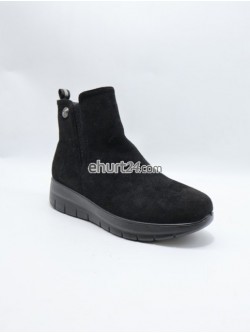 Botki  Damskie 0-154 BLACK