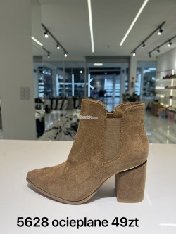 Botki Damskie 5628 KHAKI