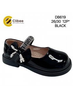 BALERINKI DZIEWCZĘCE 26-30,DB619 BLK