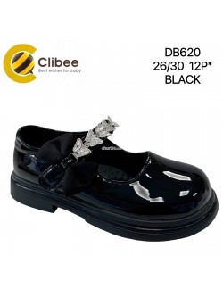 BALERINKI DZIEWCZĘCE 26-30,DB620 BLK