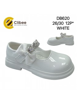 BALERINKI DZIEWCZĘCE 26-30,DB620 WHITE