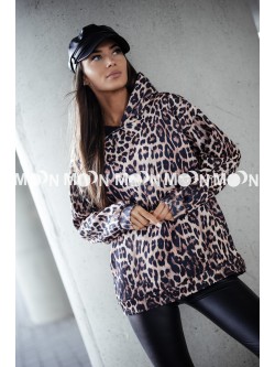 Bluza Leopard 82144 bezowy