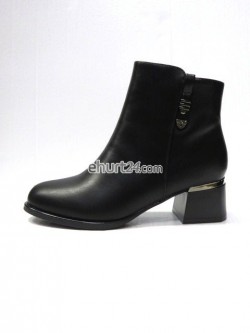 Botki damskie H131 BLACK