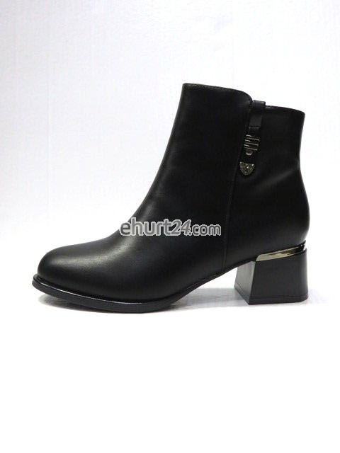 Botki damskie H071 BLACK