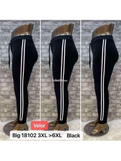 SPODNIE DAMSKIE 18102 Big BLK