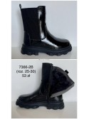 Botki dziecięce 31-36, 7365-3A BLACK