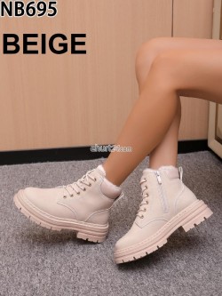 Botki damskie NB695  BEIGE