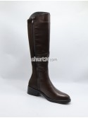 Kozaki Damskie 68246 BROWN