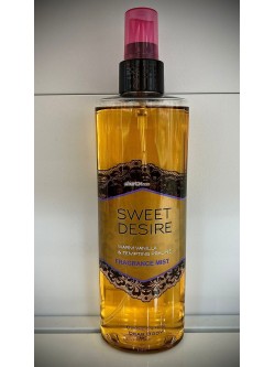 KOSMETYKI  Damska mgiełka do ciała SWEET DESIRE Warm vanilla & Tempting praline  fragrance mist