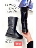 Botki damskie W62 BLACK