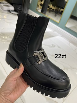 Botki damskie  MI22 BLK