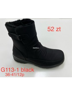 Botki damskie G113-1 BLK