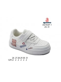 Buty sportowe Dziecięce 26-31,AD784P-1 WHITE