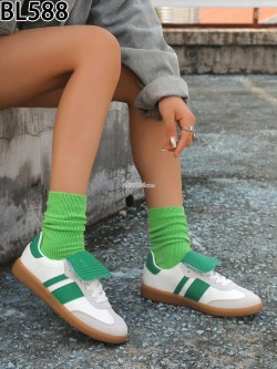 Sneakersy Damskie  BL588 GREEN